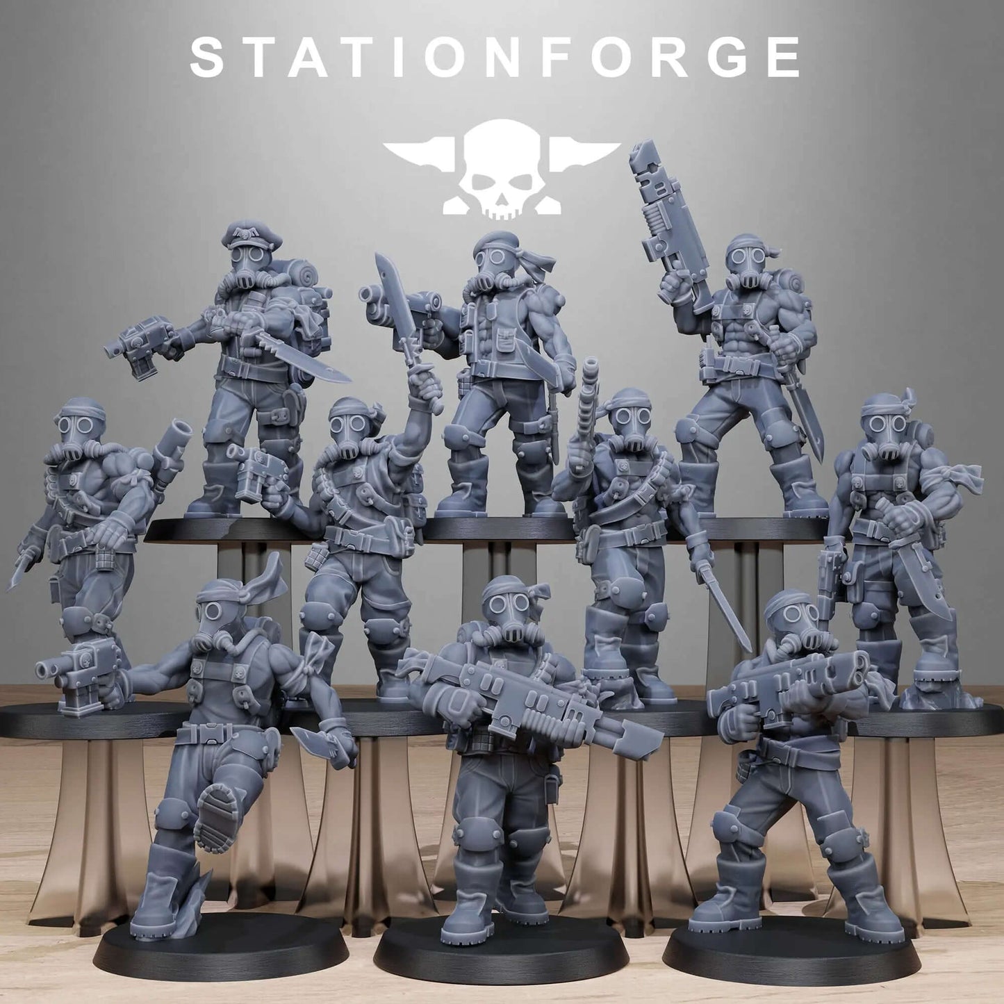Free Guard Infantry by StationForge Miniatures 3d printable file i3dyou