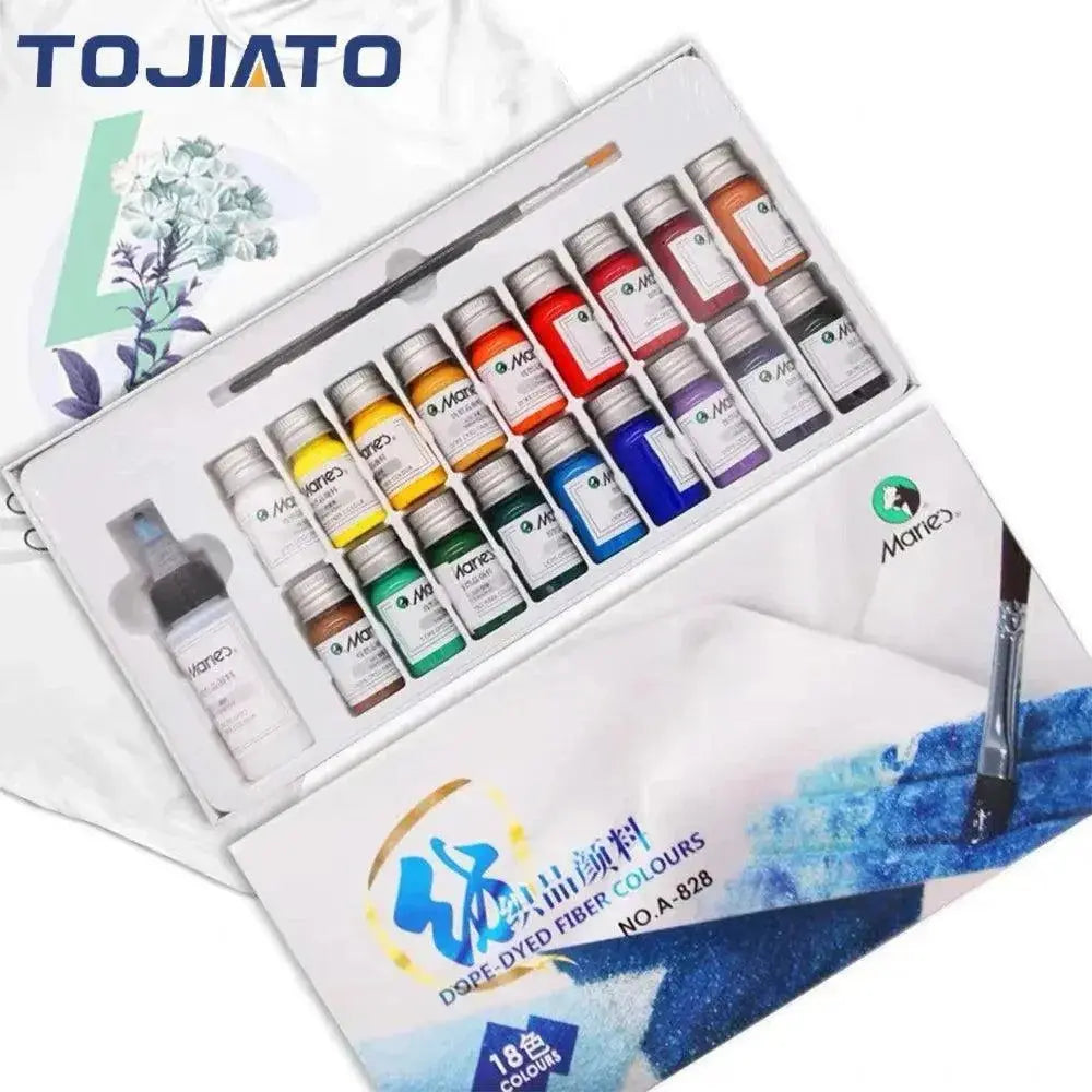 3D Printer Model Coloring Special Pigment Acrylic Paint PLA ABS DIY Model Color Kit Tool 18 colors For Fdm Dlp 3D Print Model - i3dyou