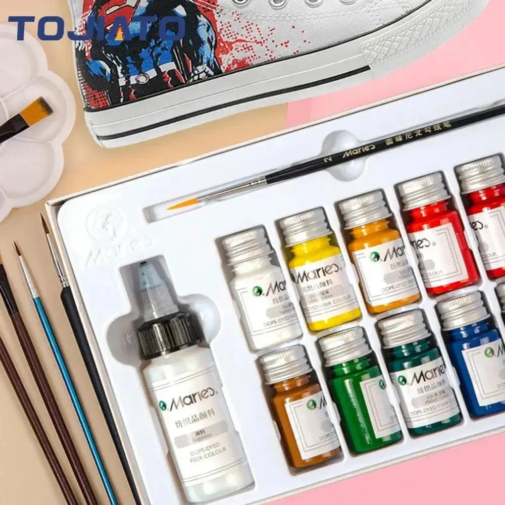 3D Printer Model Coloring Special Pigment Acrylic Paint PLA ABS DIY Model Color Kit Tool 18 colors For Fdm Dlp 3D Print Model - i3dyou