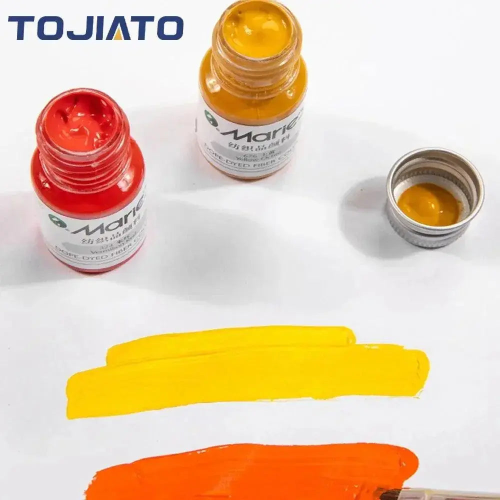 3D Printer Model Coloring Special Pigment Acrylic Paint PLA ABS DIY Model Color Kit Tool 18 colors For Fdm Dlp 3D Print Model - i3dyou