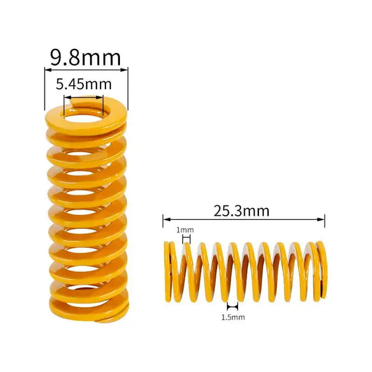 4Pcs Ender 3 Pro Springs Upgrade, 3D Printer Bed Springs,Ender 3 Bed Leveling Springs Compatible for Ender 3 series/5/S1/3 V2 - i3dyou