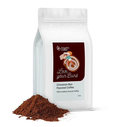 Couple's Coffee Ground Coffee | Jamaican Me Crazy Medium Roast Coffee Blend | Made with 100% Arabica Beans | 12oz bag brews about 34 cups i3dyou
