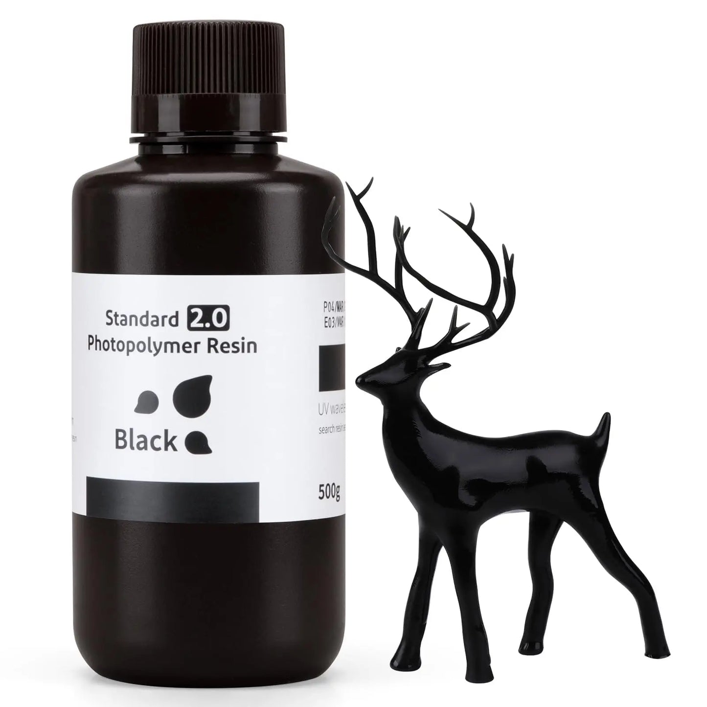 ELEGOO Upgraded 8K Standard Photopolymer 3D Printer Resin 405nm UV-Curing Resin Best for 8K/12K/14K Saturn MSLA DLP LCD 3D Printing Space Grey 1000G i3dyou