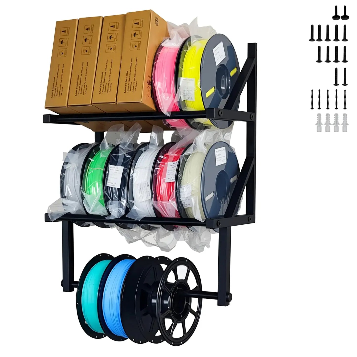 3D Printer Filament Storage Rack,Wall Mount 3D Printer Filament Storage Rack,3D Filament Storage i3dyou