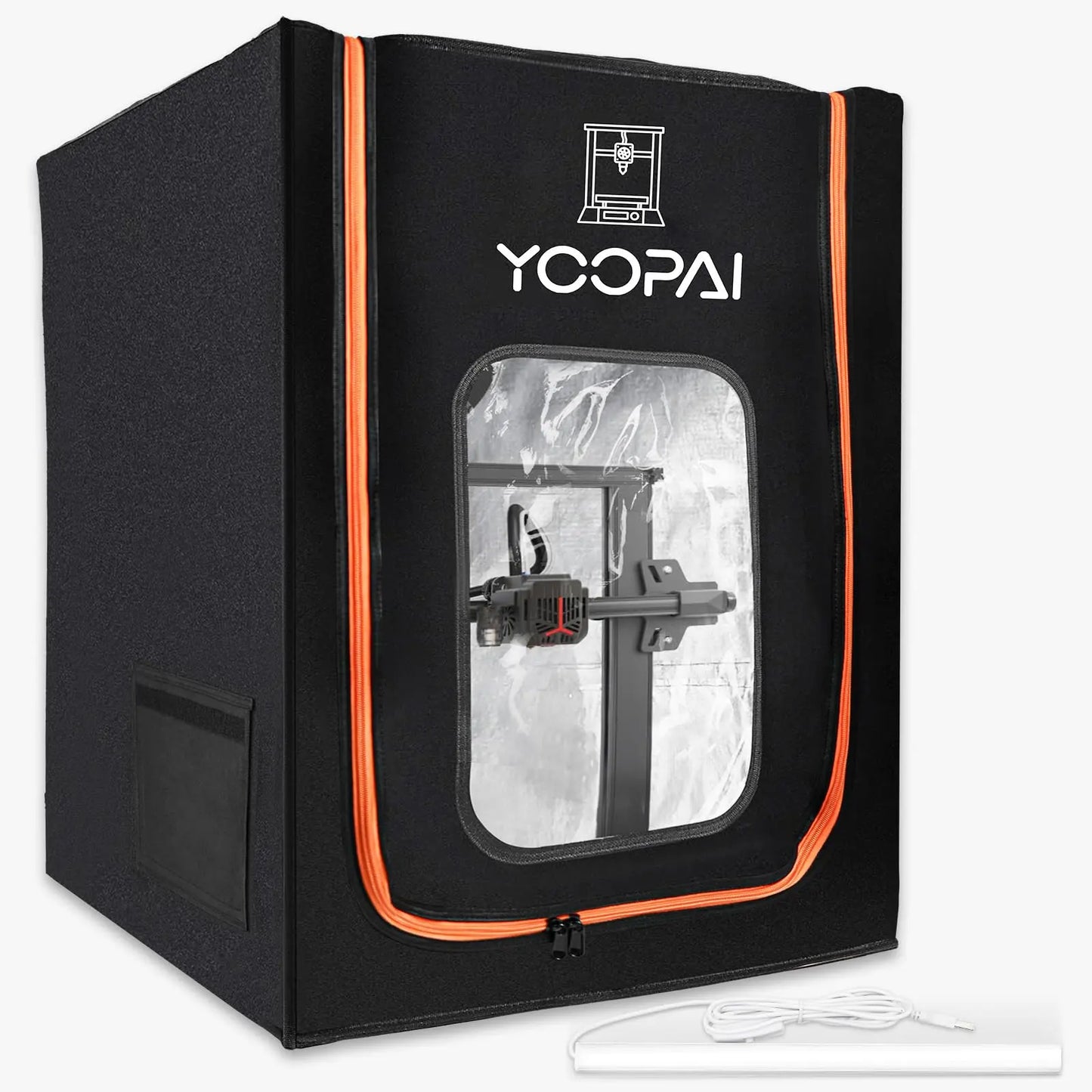 3D Printer Enclosure with LED Lighting, Fireproof Dustproof Tent Constant Temperature Protective i3dyou