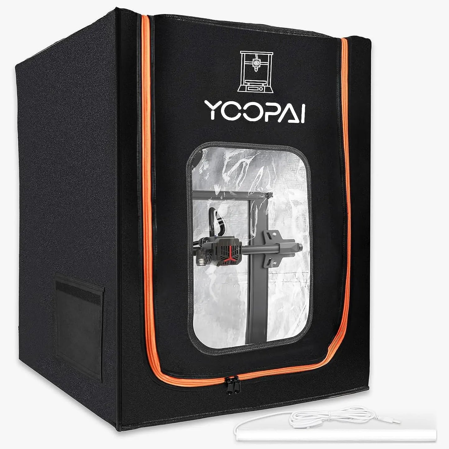 3D Printer Enclosure with LED Lighting, Fireproof Dustproof Tent Constant Temperature Protective i3dyou