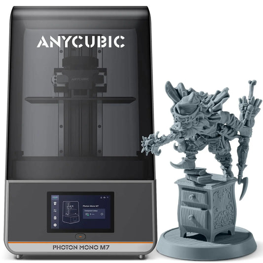 ANYCUBIC Resin 3D Printer, Photon Mono 2 3D Printer with 6.6" Monochrome LCD Screen Fast Printing, Upgraded LighTurbo Matrix, 6.49'' x 5.62'' x 3.5'' (HWD) 3D Printing Size - i3dyou