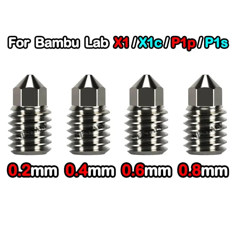 Bambu Lab X1 Hot end Upgrade 2.0 Version nozzle Bambu lab Bi Metal Fit Bambu lab p1p P1S hotend P1S P1P Thermistor - i3dyou
