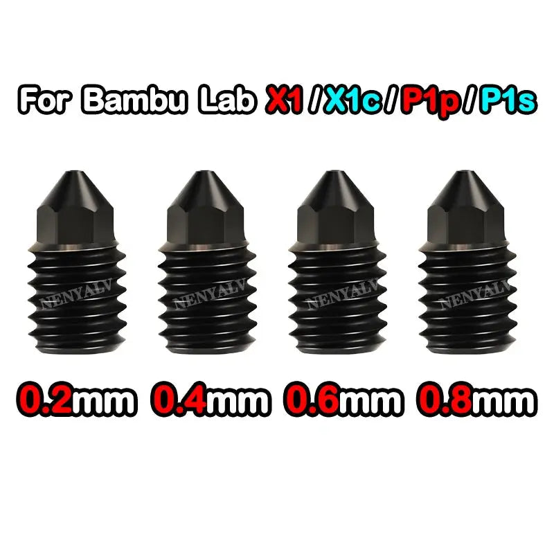 Bambu Lab X1 Hot end Upgrade 2.0 Version nozzle Bambu lab Bi Metal Fit Bambu lab p1p P1S hotend P1S P1P Thermistor - i3dyou