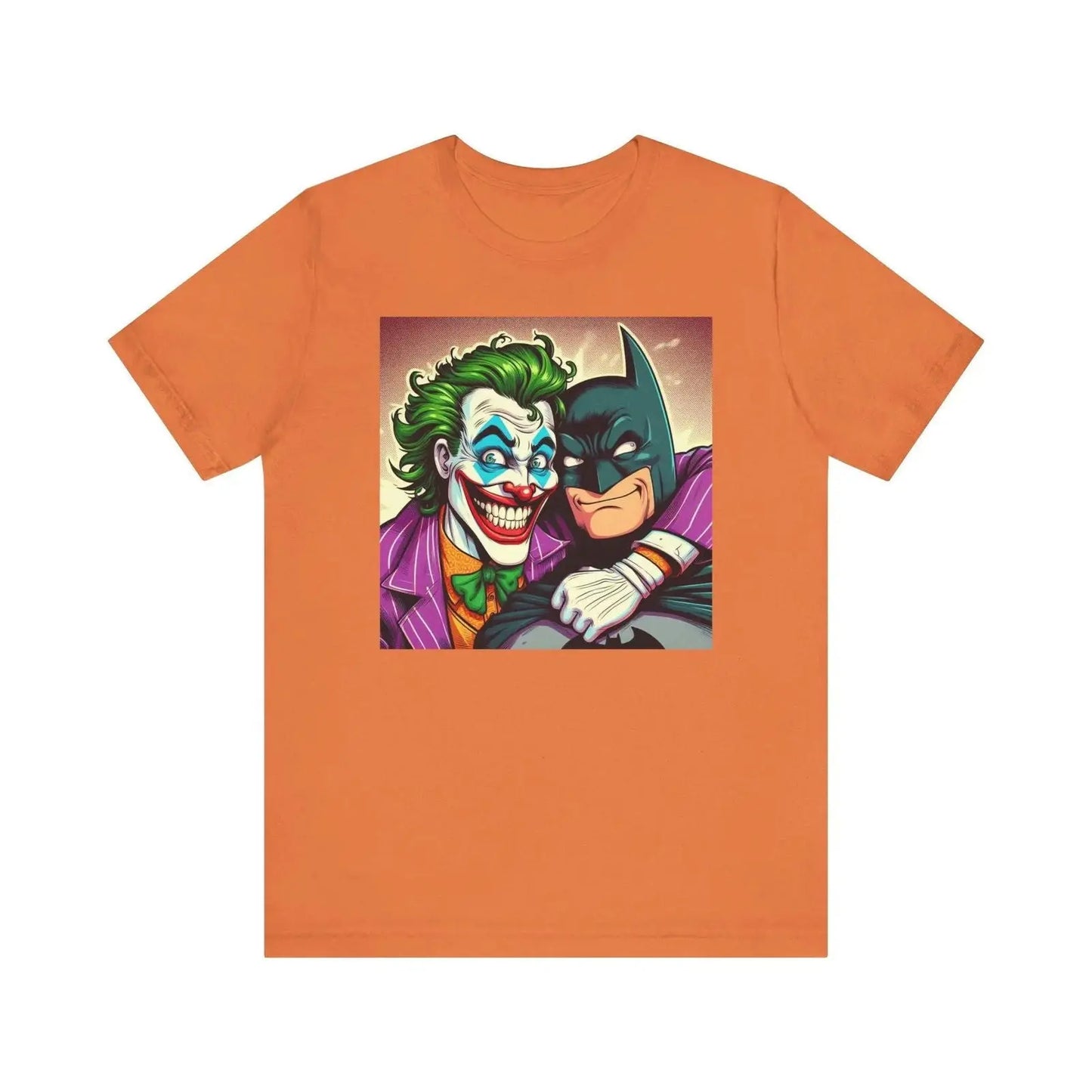 Batman and Joker Besties Shirt, Cute Joker Batman Movie, Superhero Best Friends Shirt, Men's and Women's Joker Unisex Jersey Short Sleeve Te - i3dyou