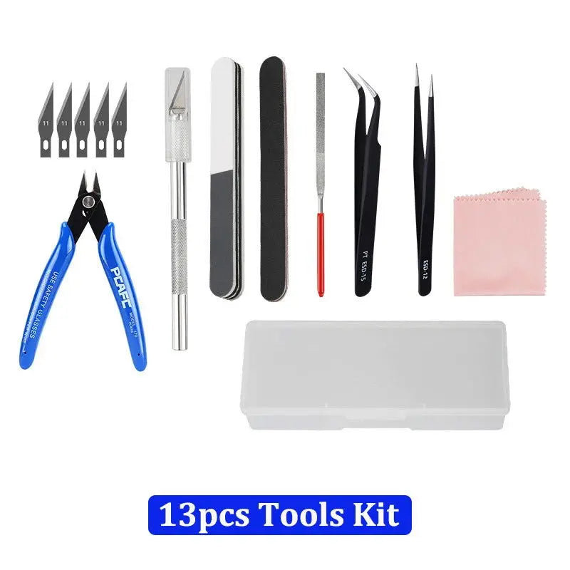 Carving Tool DIY Deburring Trimming Knife 3D Model Grinding Edge Cutter Files Brush Scraper Caliper Engraving 3D Printer Parts - i3dyou
