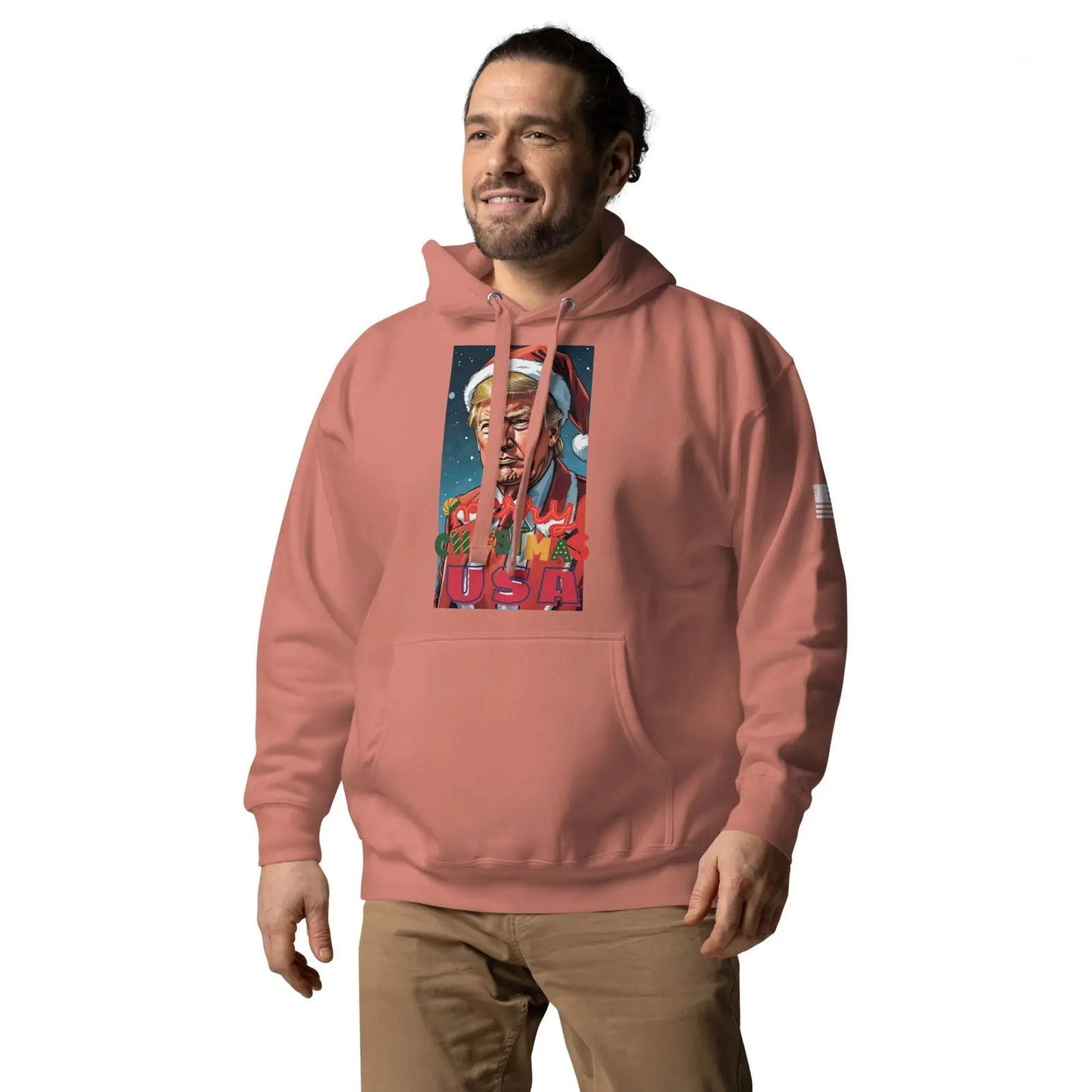 Christmas Donlad Trump Lover Apparel Premium Unisex Hoodie - i3dyou