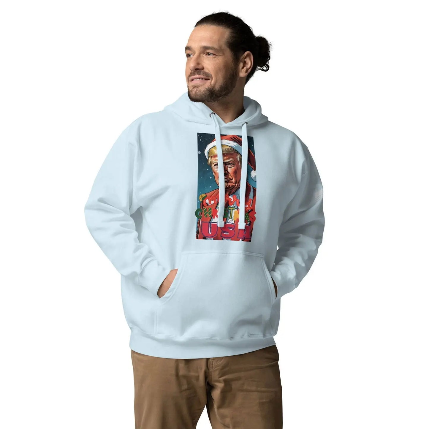 Christmas Donlad Trump Lover Apparel Premium Unisex Hoodie - i3dyou