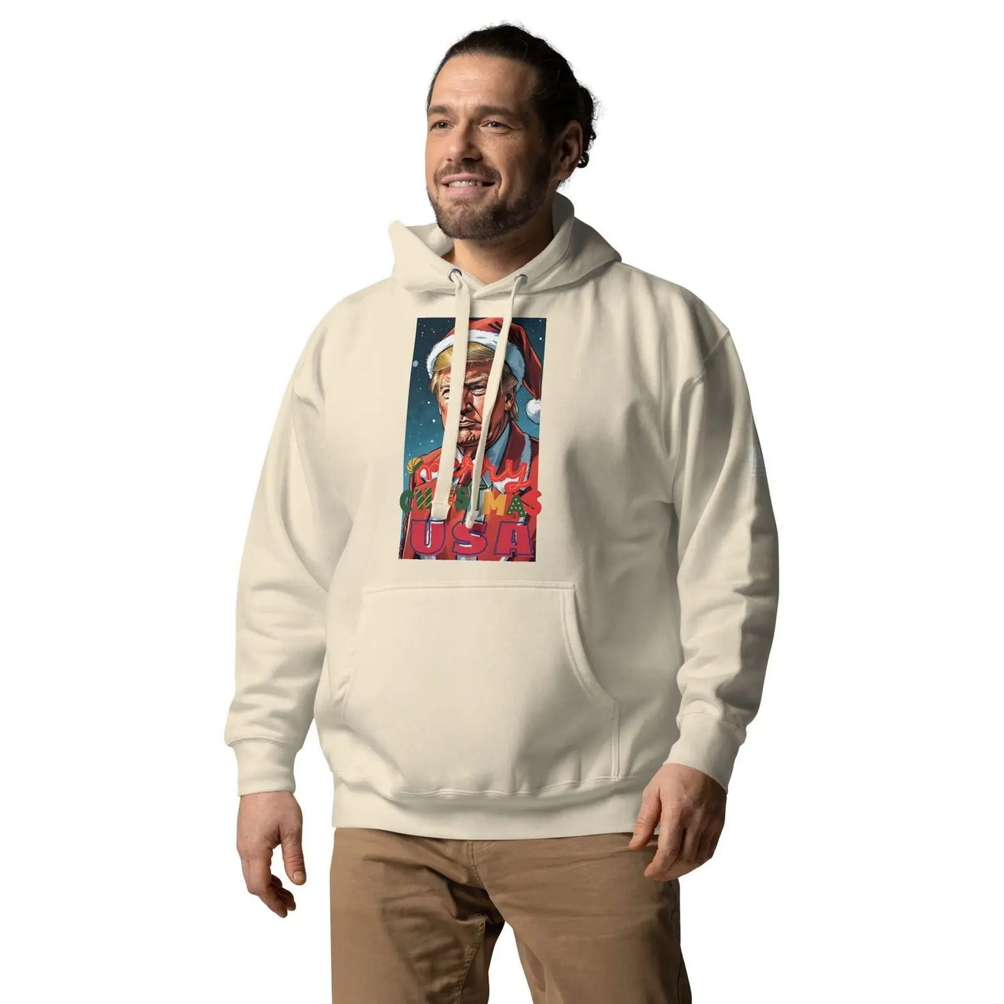 Christmas Donlad Trump Lover Apparel Premium Unisex Hoodie - i3dyou