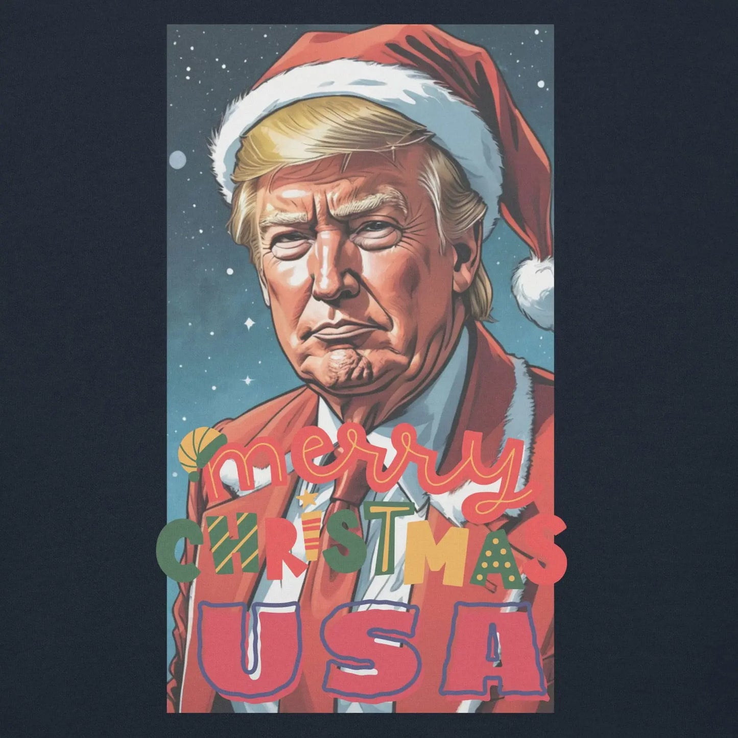 Christmas Donlad Trump Lover Apparel Premium Unisex Hoodie - i3dyou