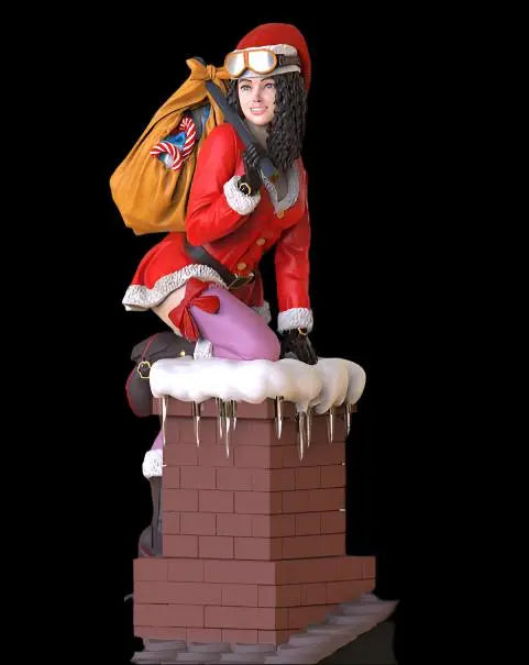 Christmas LADY SANTA 3d print file - i3dyou