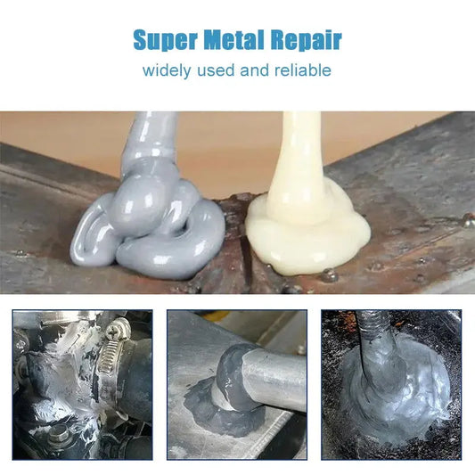 Cold Welding Glue Metal Repair Adhesive Heat Resistance AB Sealant High Strength Magic Plastic Repair Casting Adhesive Agent - i3dyou