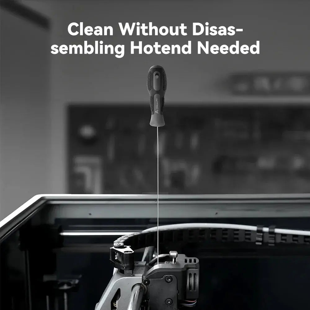 Creality Clog Poke Soft Rubber Handle Cleaning Rod for Hotend 3D Printers Repair Tool - i3dyou