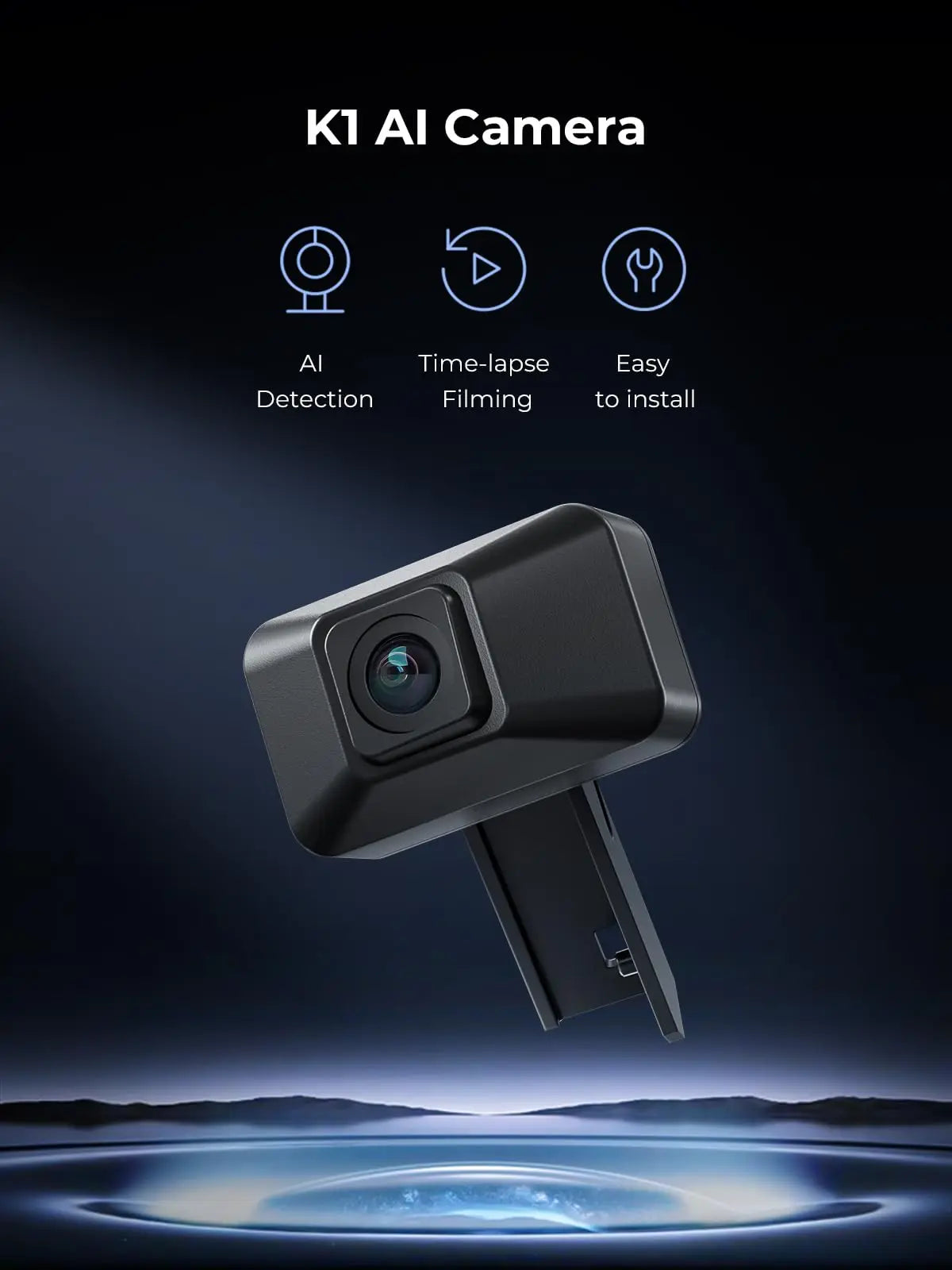 Creality Nebula Camera, 3D Printer Camera for 24H Real-Time Monitoring, Time-Lapse, Spaghetti Detection, Compatible with Sonic Pad, Nebula Pad, Ender 3 V3/Plus/KE/SE, CR-10 SE, HOLOT-MAGE/PRO - i3dyou