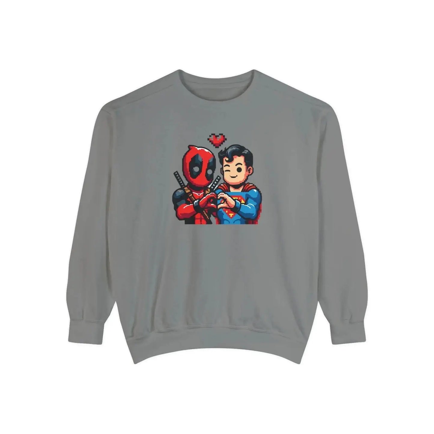 Cute Deadpool Superman Besties Shirt, Deadpool Movie Shirt, Superhero Best Friends tee, Deadpool tee, Disney Superhero Tee Unisex Sweatshirt - i3dyou