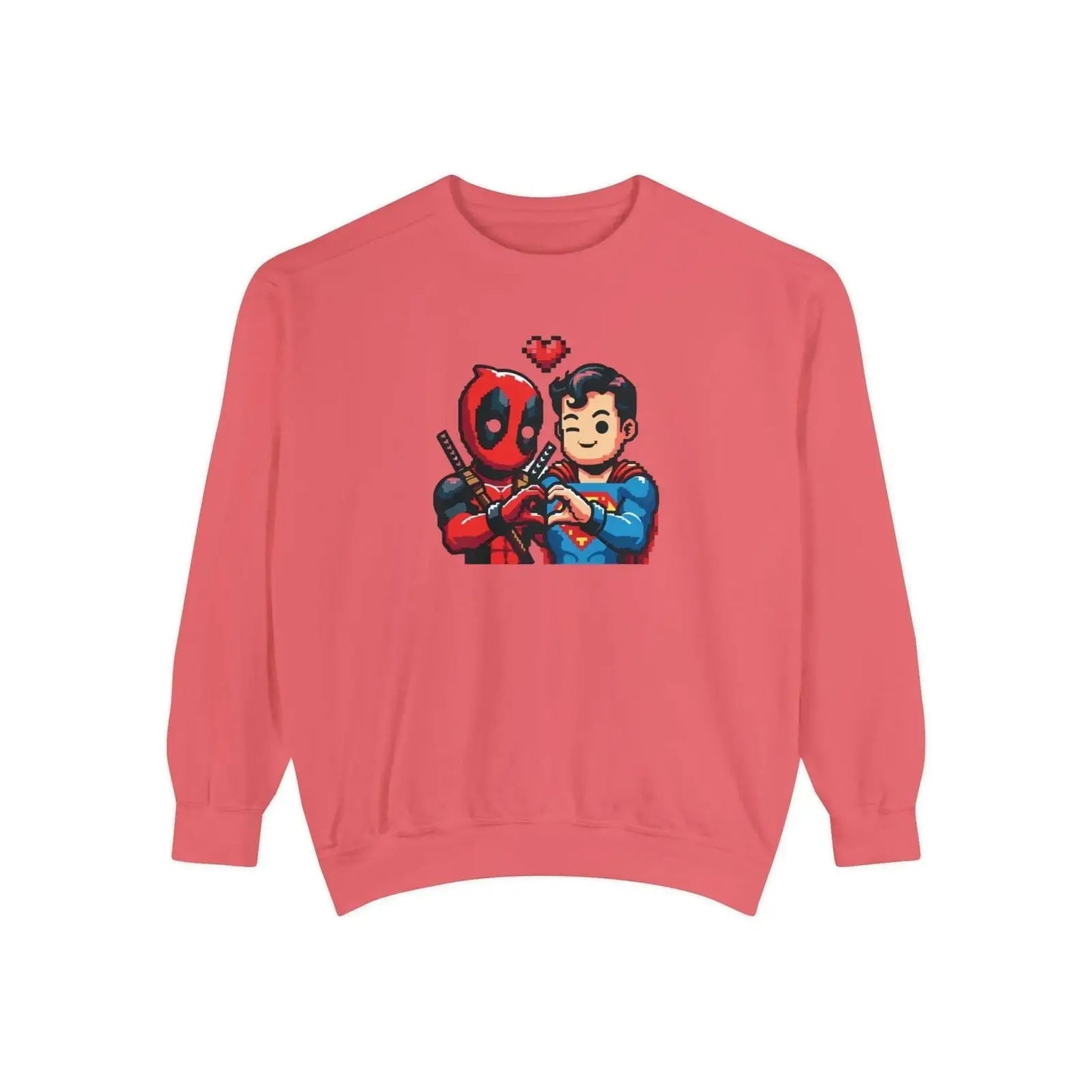 Cute Deadpool Superman Besties Shirt, Deadpool Movie Shirt, Superhero Best Friends tee, Deadpool tee, Disney Superhero Tee Unisex Sweatshirt - i3dyou