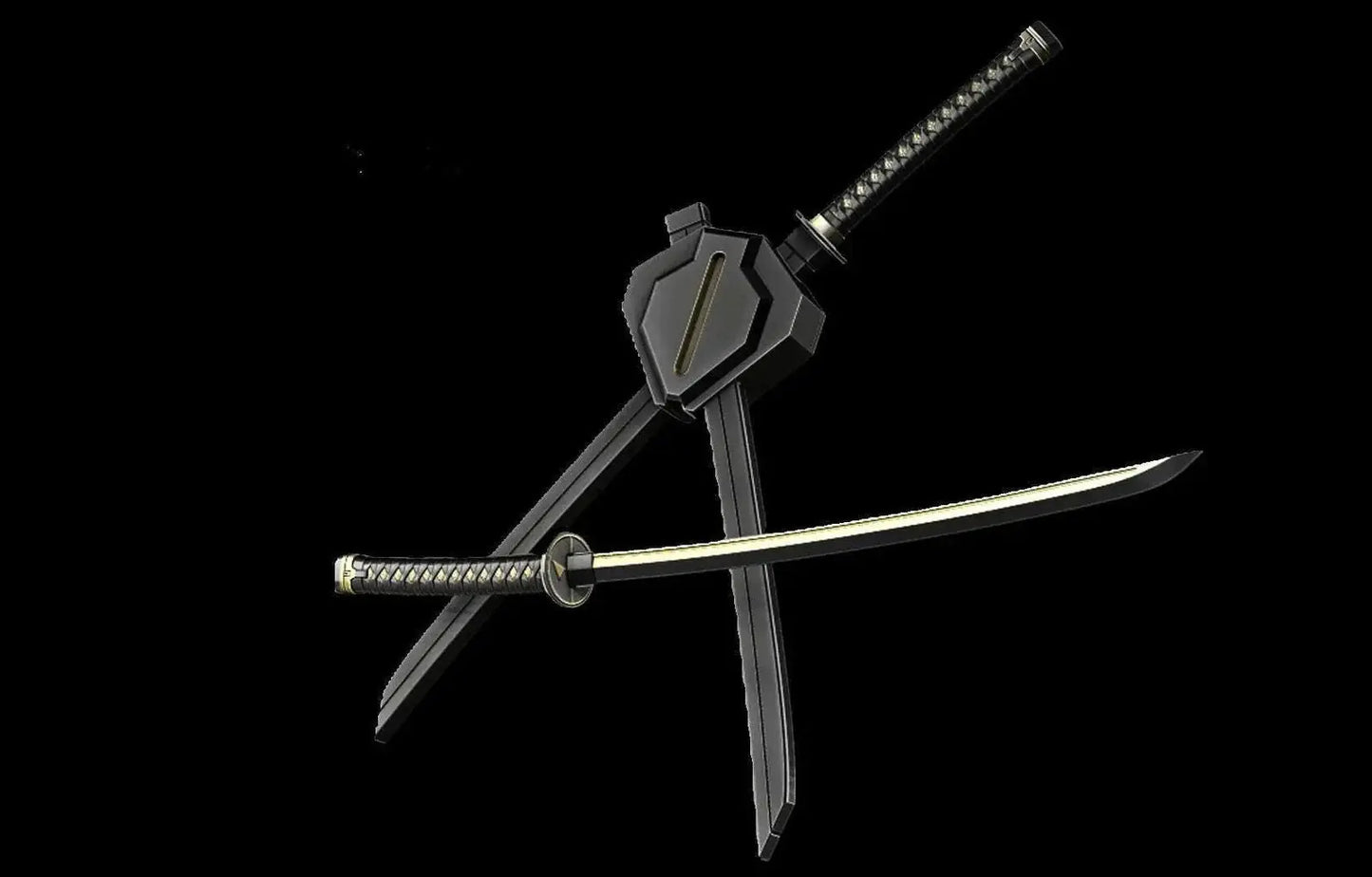 Deadpool Katana and Sheaths 3d printable file (Marvel Deadpool 3 and Wolverine) STL file ready to download - i3dyou