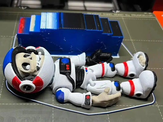 Flexi Astronaut Print-In-Place Astronaut Flexi Skeleton Astronaut 3 print file - i3dyou