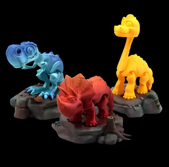Flexi Dinosaur collection 3d stl file i3dyou