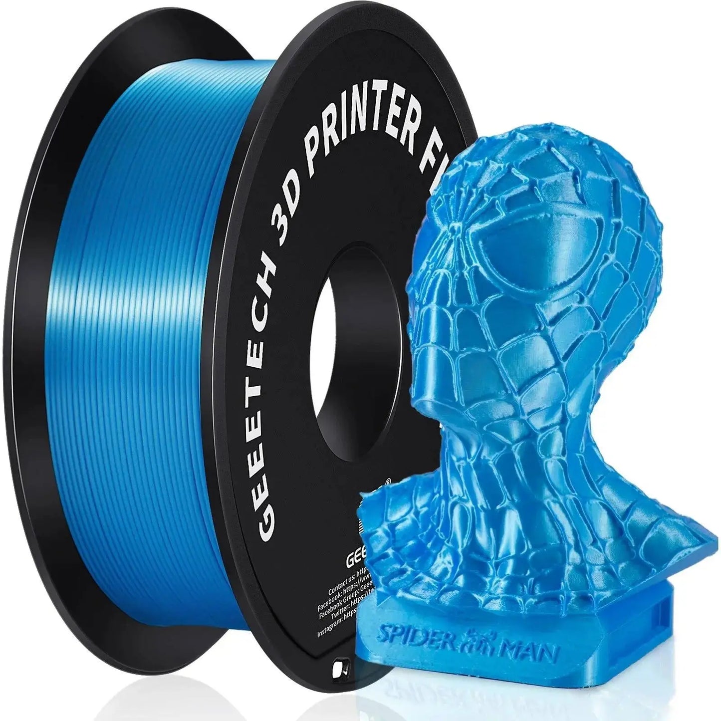 GEEETECH 1roll/1kg 1.75mm PLA Silk PLA Filament Vacuum Packaging Overseas Warehouses Various Colors For 3D Printer Fast Ship - i3dyou