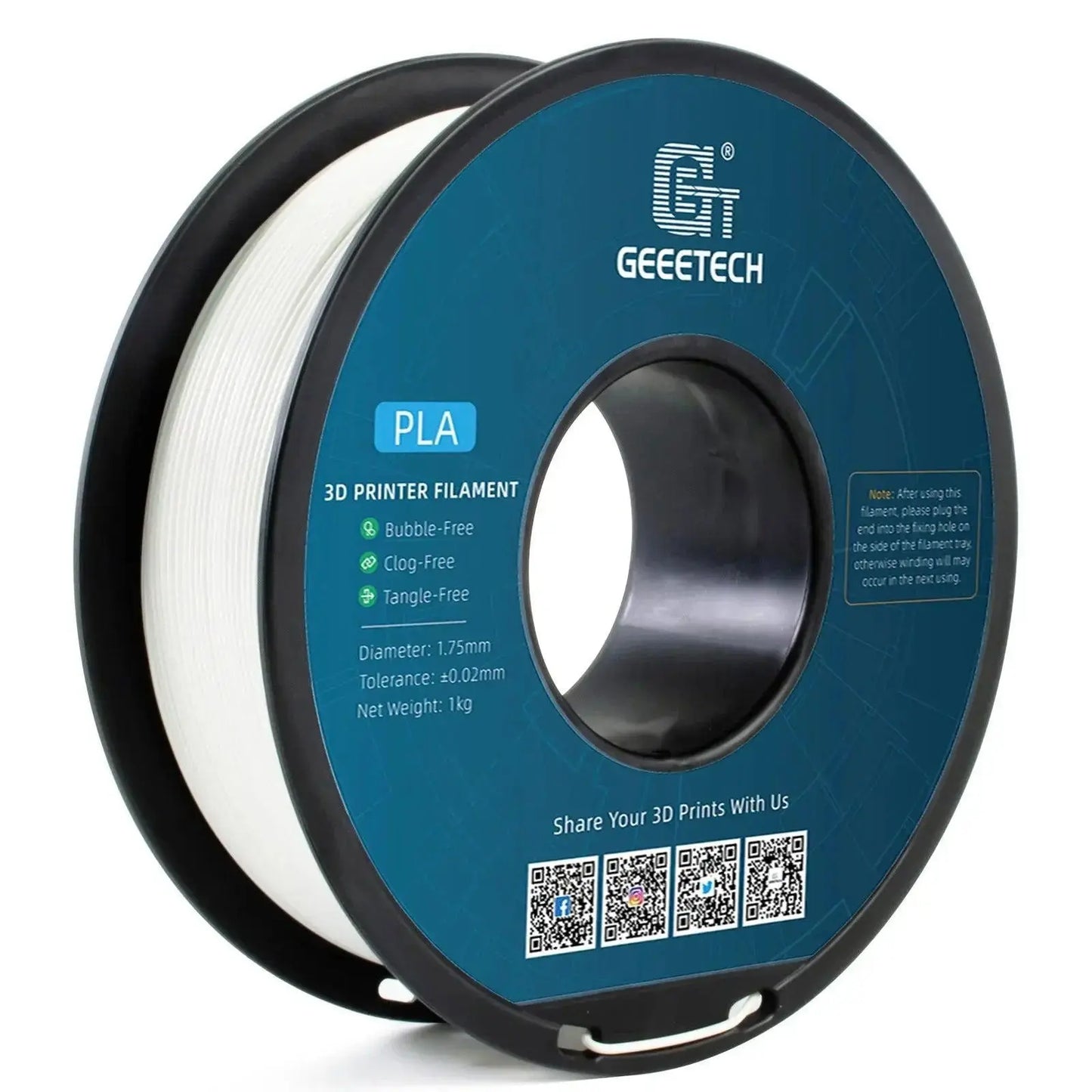 GEEETECH 1roll/1kg 1.75mm PLA Silk PLA Filament Vacuum Packaging Overseas Warehouses Various Colors For 3D Printer Fast Ship - i3dyou