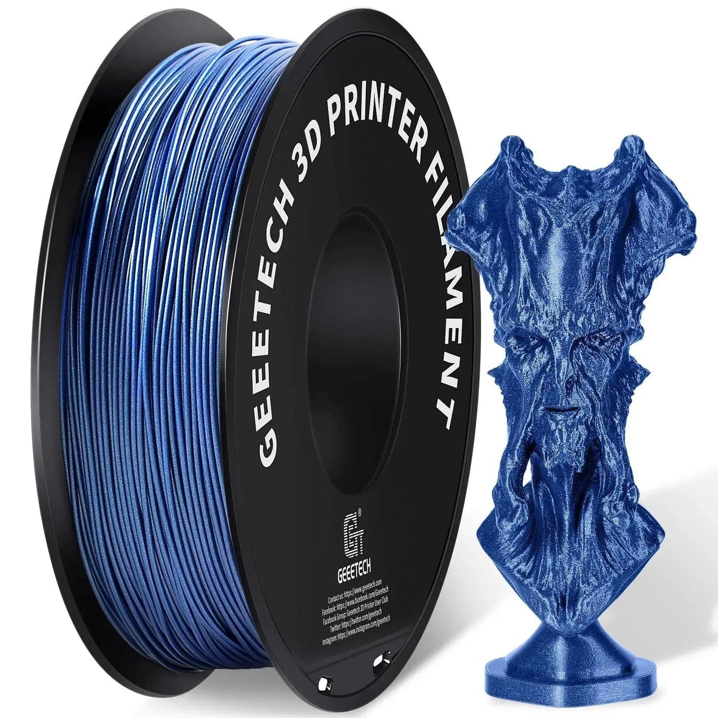 GEEETECH 1roll/1kg 1.75mm PLA Silk PLA Filament Vacuum Packaging Overseas Warehouses Various Colors For 3D Printer Fast Ship - i3dyou