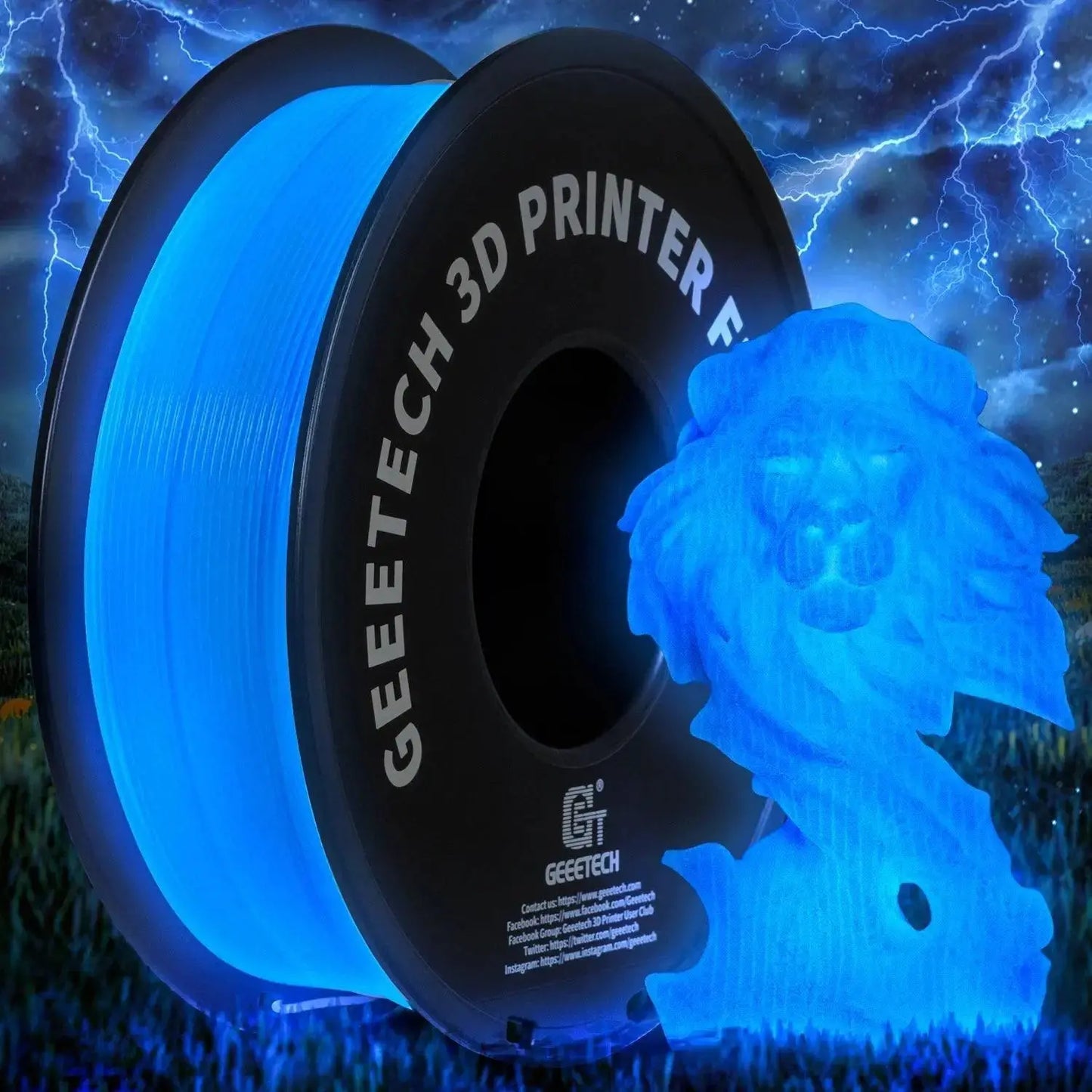GEEETECH 1roll/1kg 1.75mm PLA Silk PLA Filament Vacuum Packaging Overseas Warehouses Various Colors For 3D Printer Fast Ship - i3dyou