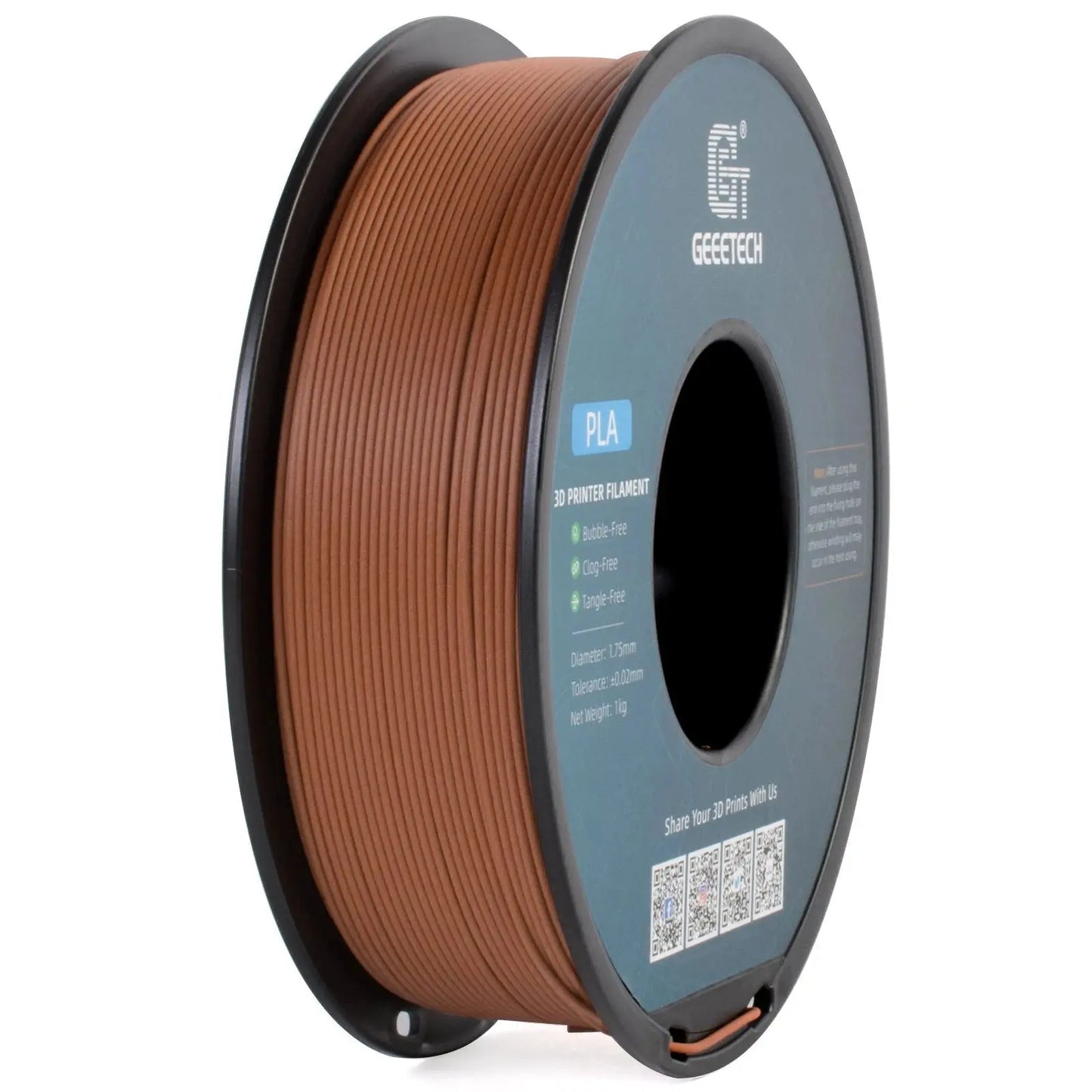 Geeetech Wood PLA 1kg 1.75mm Filament 3d Print wire Vacuum Packaging Local Warehouses Colorful Plastic for FDM 3D printer - i3dyou