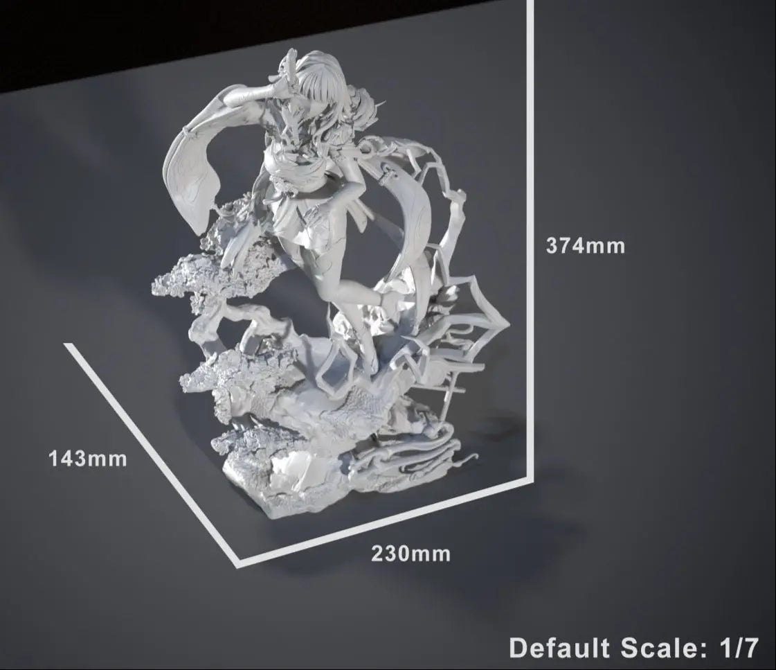 Genshin impact figurine 3d printable file i3dyou