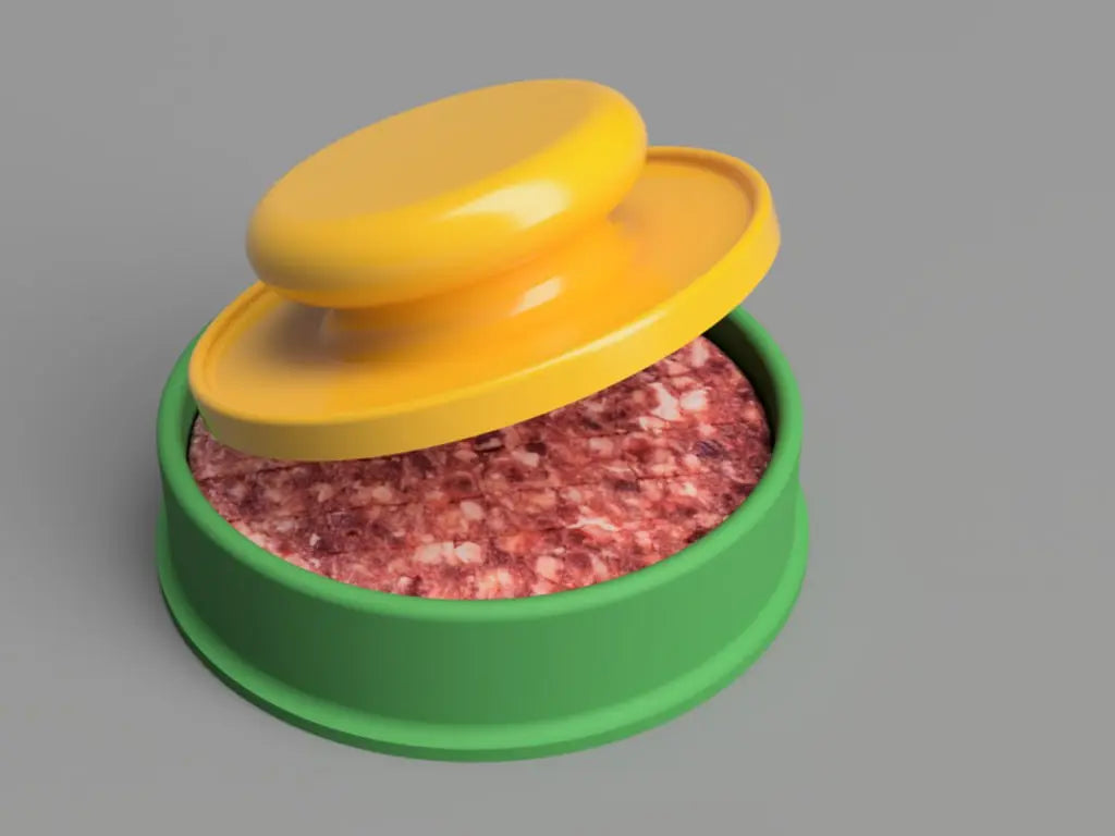 Hamberger press model design 3d print file - i3dyou