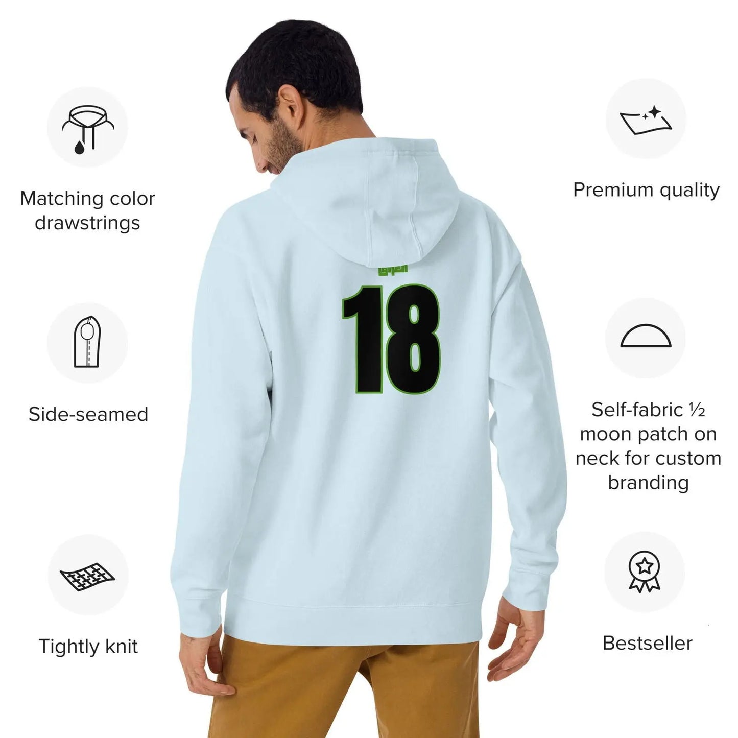 Iraq National Soccer Team Fan Lover Unisex Hoodie - i3dyou