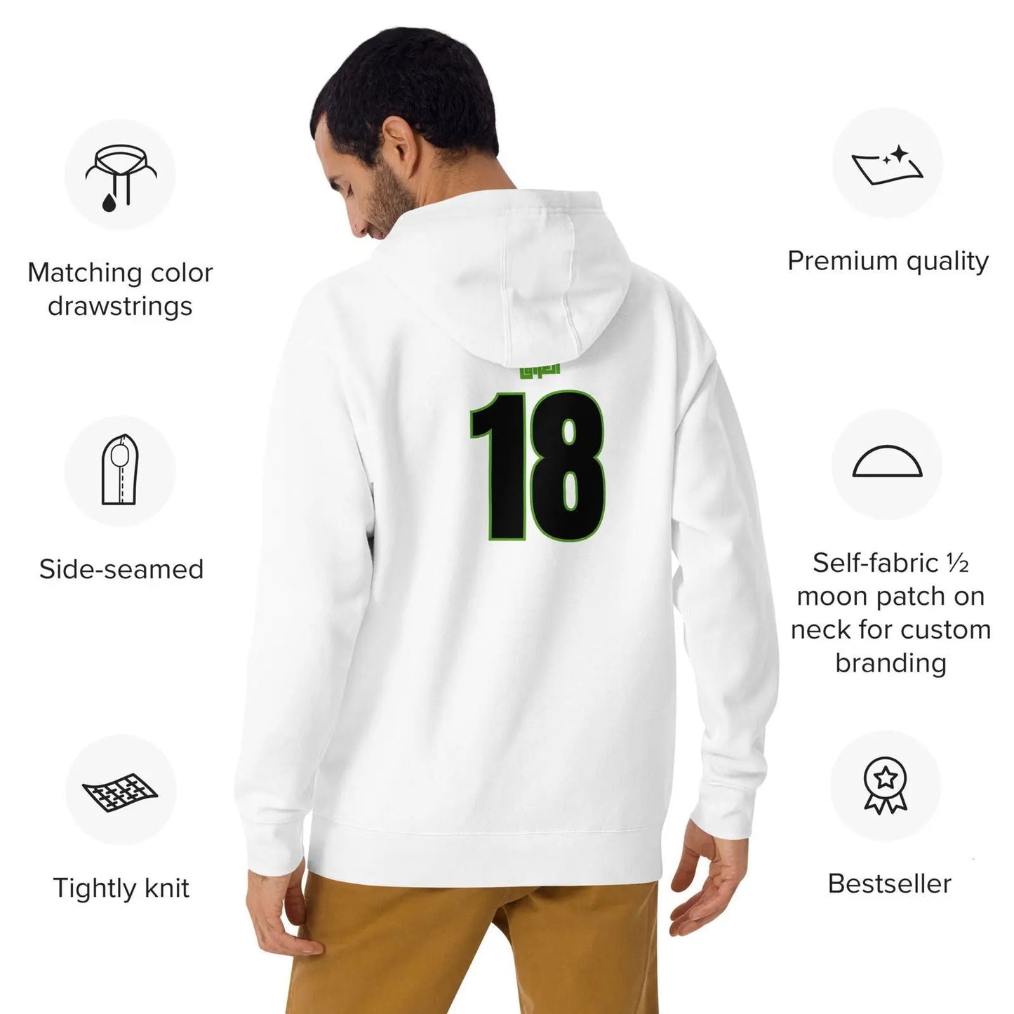 Iraq National Soccer Team Fan Lover Unisex Hoodie - i3dyou