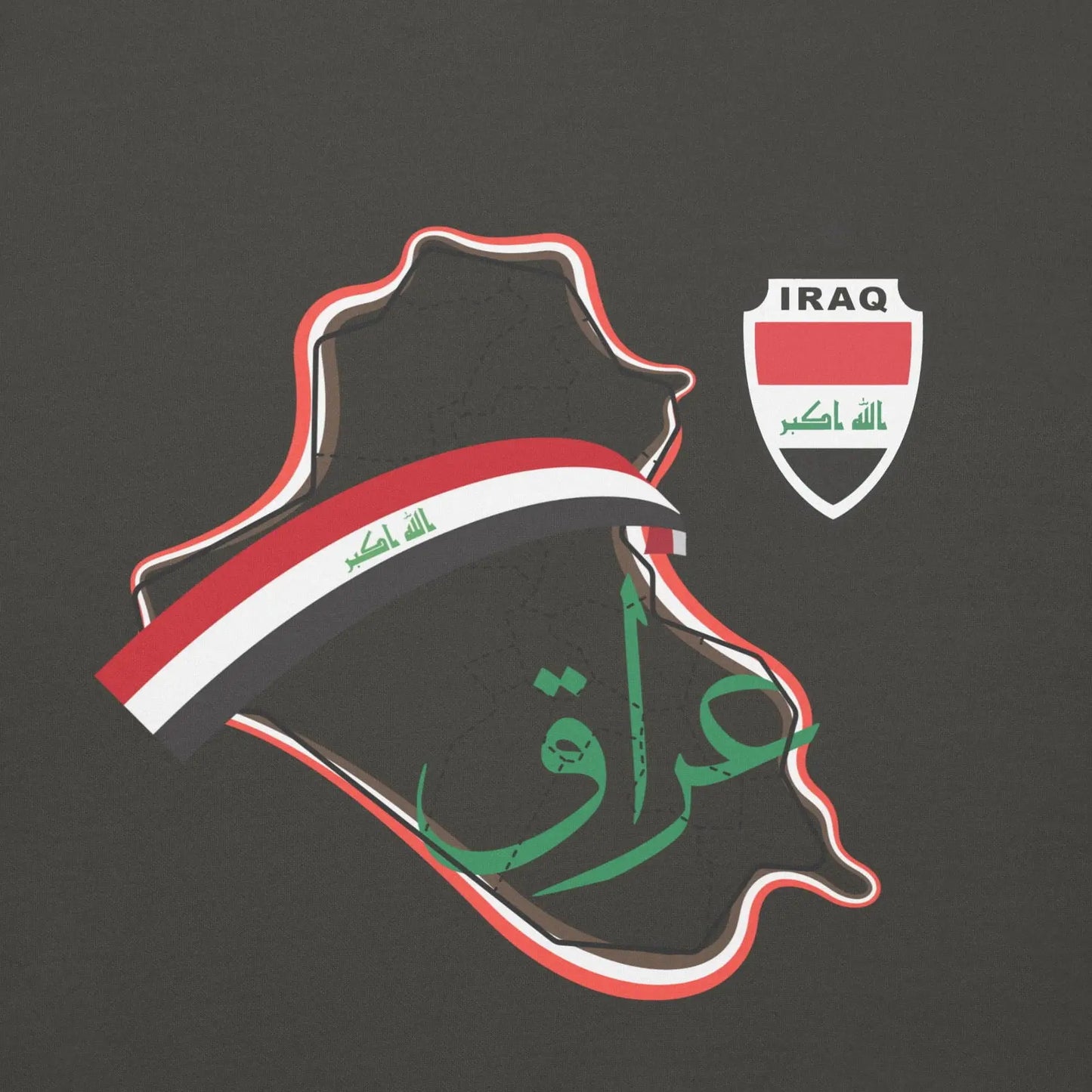 Iraq National Soccer Team Fan Lover Unisex Hoodie - i3dyou