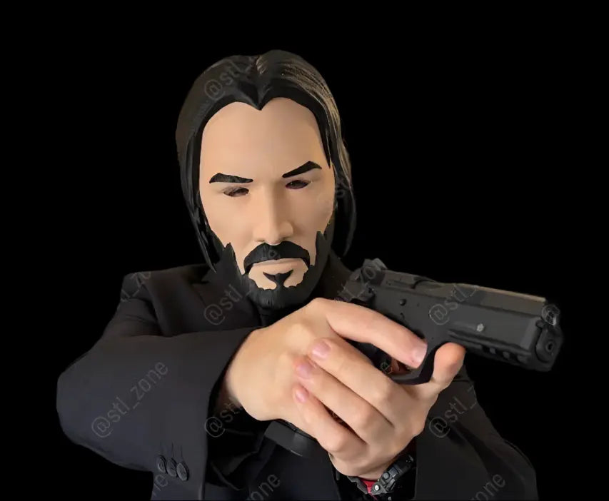 John Wick Mask 3d printable Stl file - i3dyou