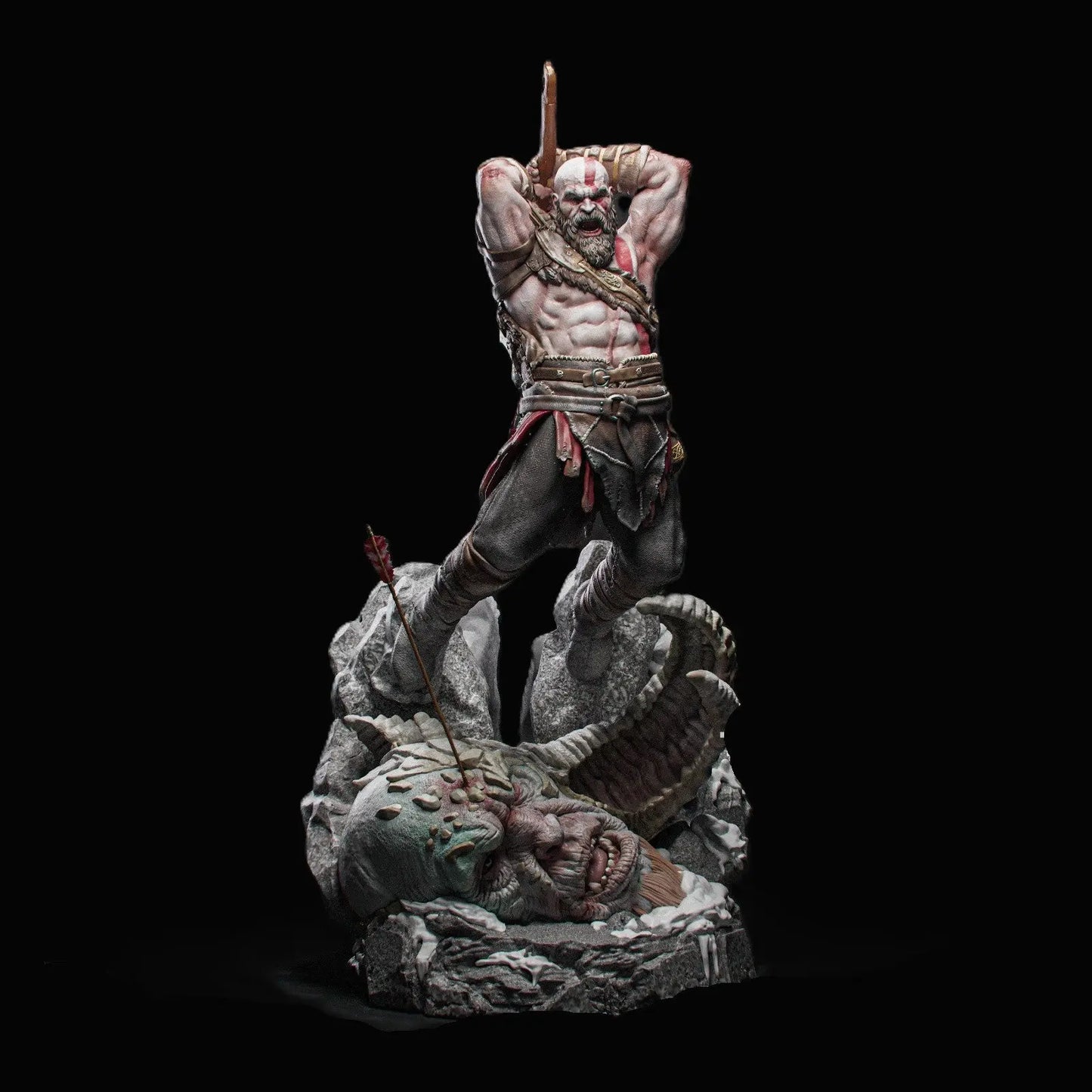 Kratos god of war action figure 3d printable file i3dyou