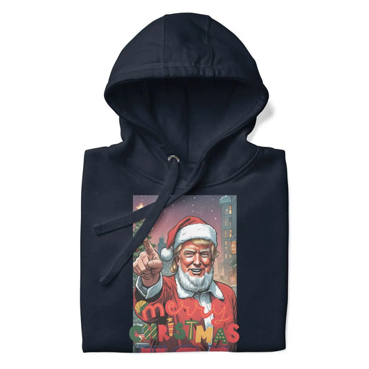Merry Christmas Donald Trump Lover Apparel Unisex Hoodie - i3dyou