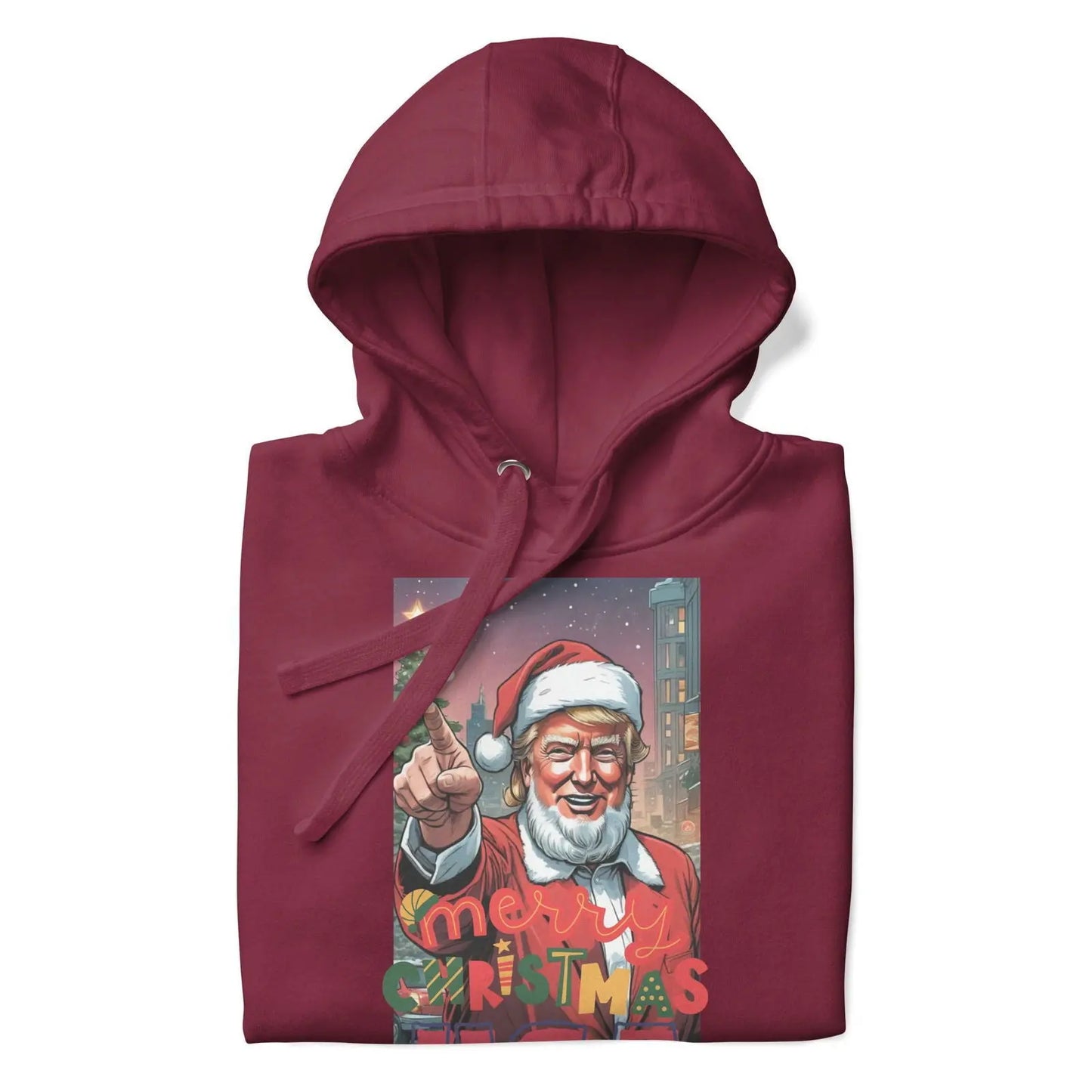 Merry Christmas Donald Trump Lover Apparel Unisex Hoodie - i3dyou