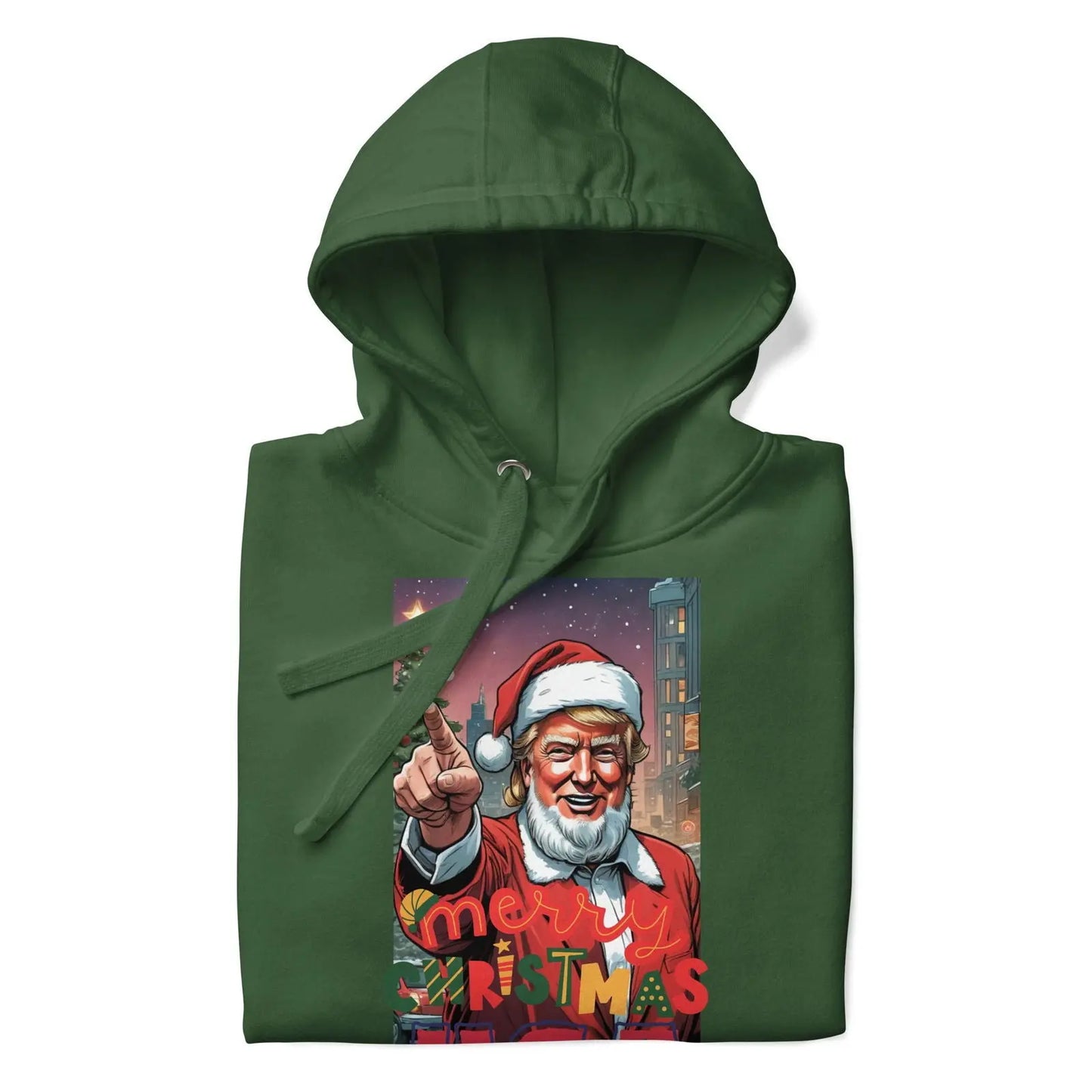 Merry Christmas Donald Trump Lover Apparel Unisex Hoodie - i3dyou