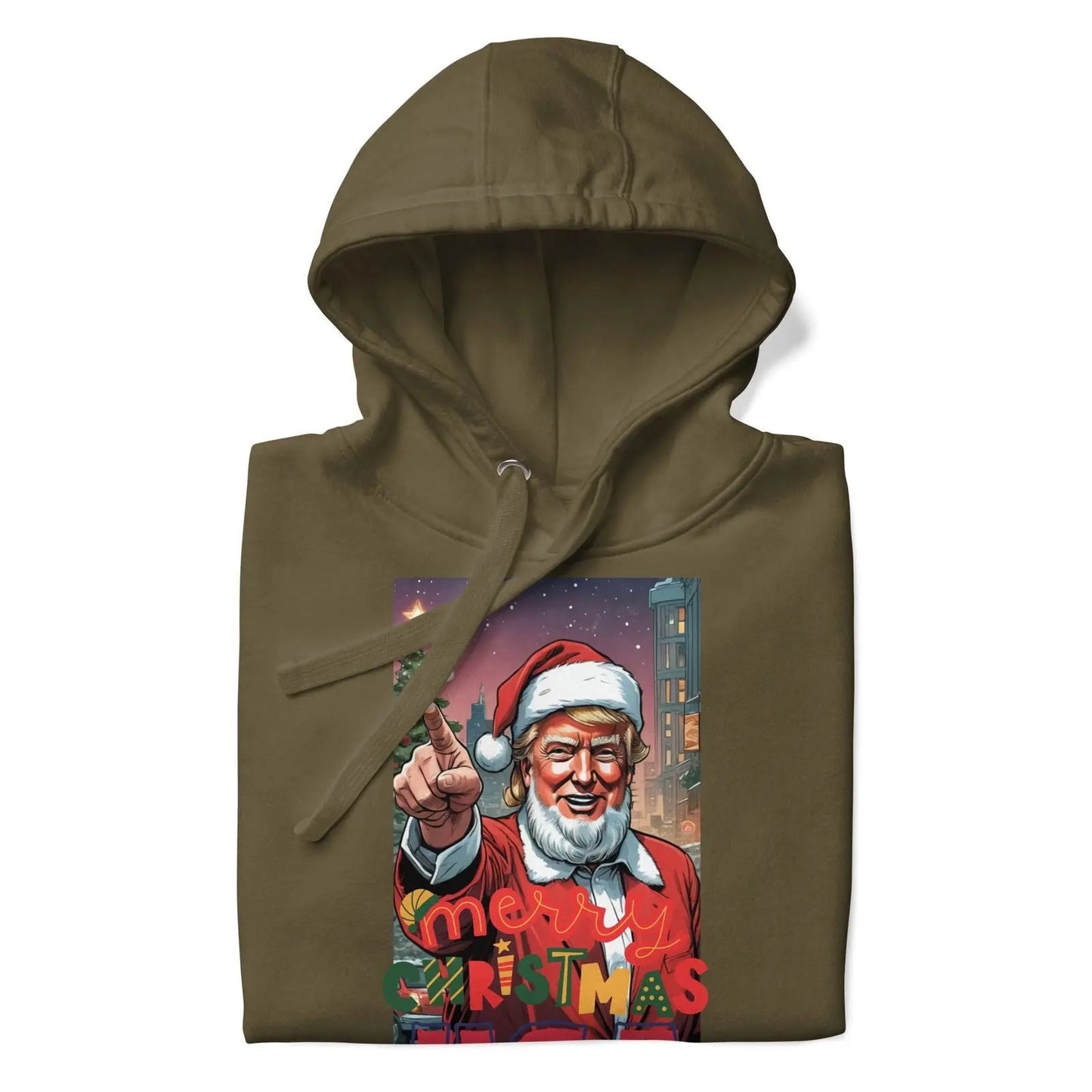 Merry Christmas Donald Trump Lover Apparel Unisex Hoodie - i3dyou