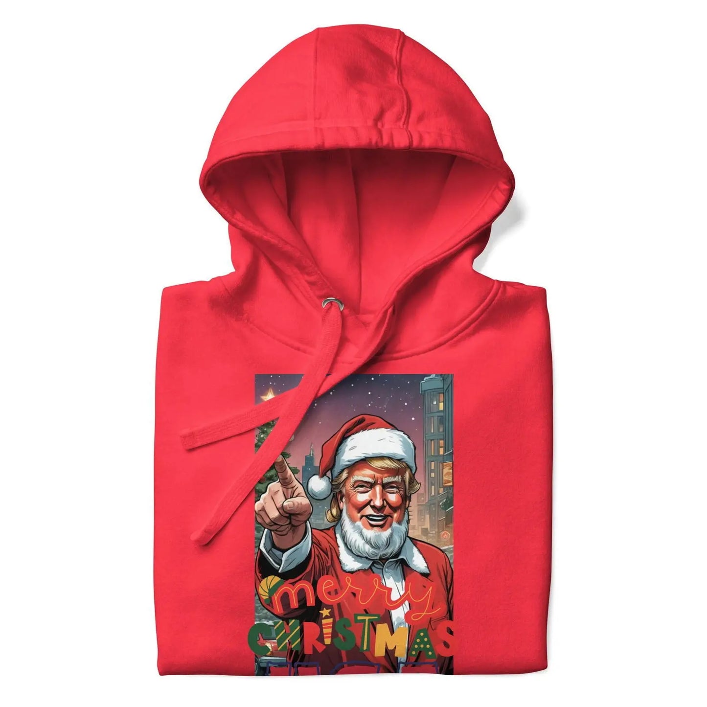 Merry Christmas Donald Trump Lover Apparel Unisex Hoodie - i3dyou