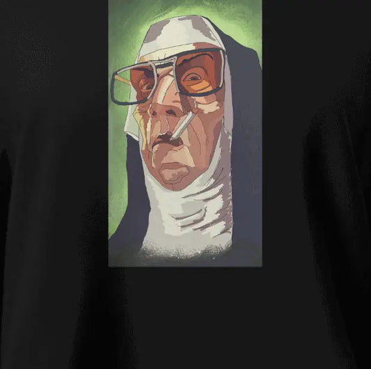 Nun Smoking Weed Women Fashion Hoodie - i3dyou