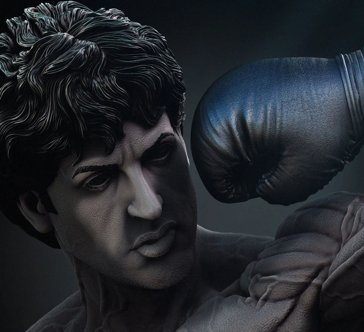 Rocky and Apollo 3d printable stl file diorama - i3dyou