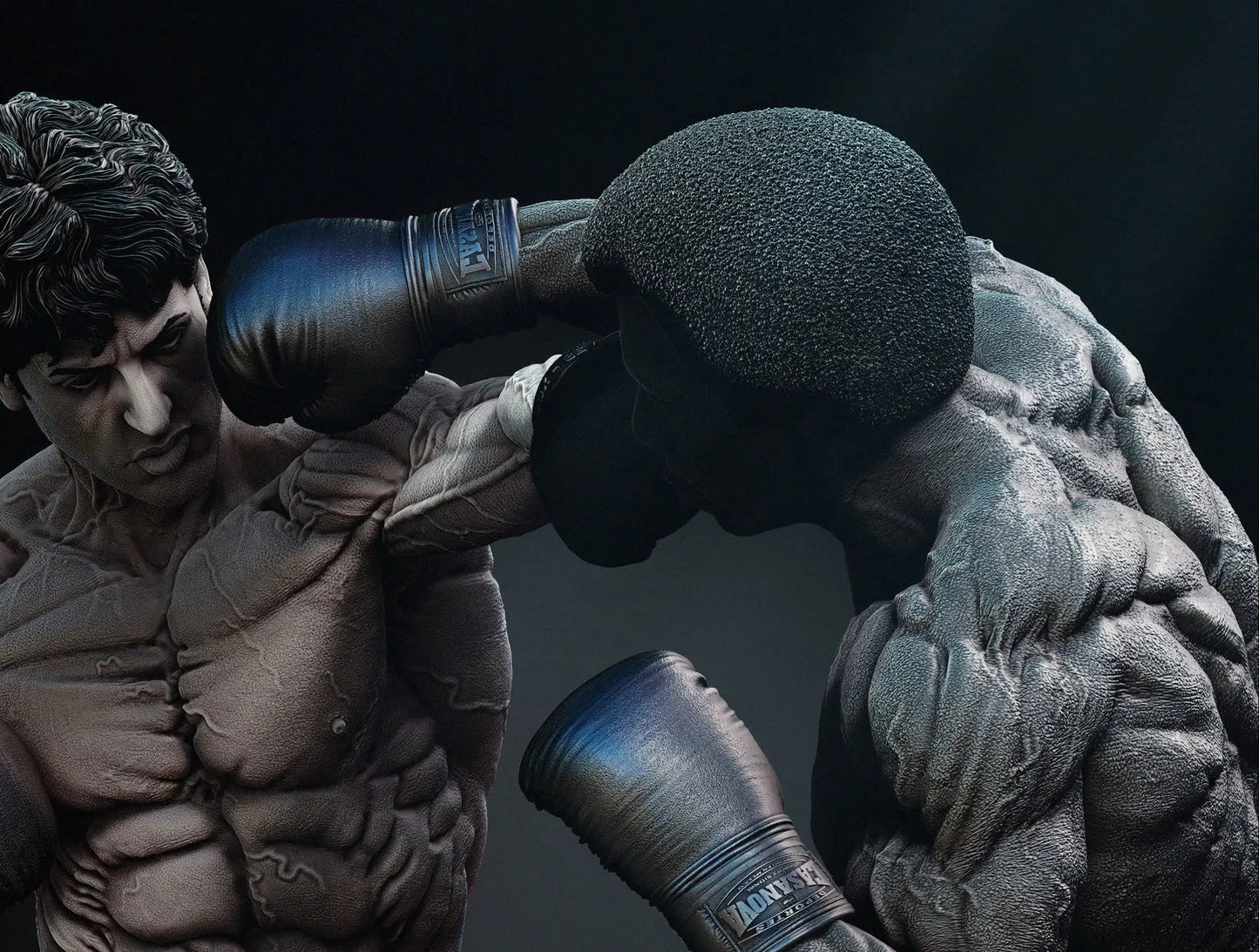 Rocky and Apollo 3d printable stl file diorama - i3dyou