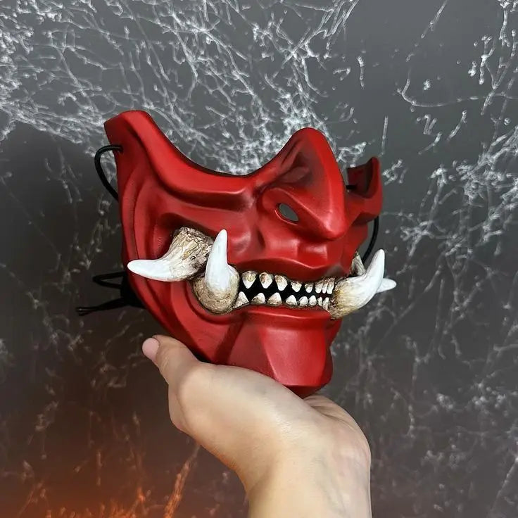 Samurai Oni Mempo mask 3d printable file - i3dyou