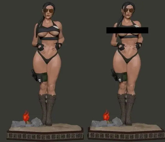 Tom Raider Lara Croft High Quality Figures, Diorama 3D STL file - i3dyou